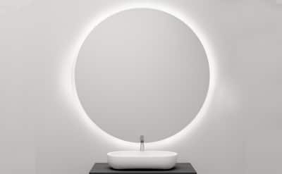 Pyöreä taustavalaistu LED peili, valopeili pyöreä